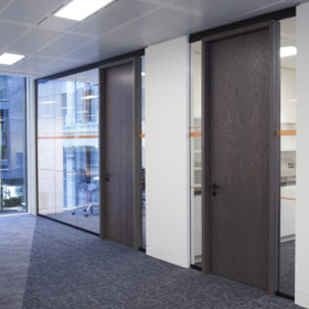 Project: OpenText | Product: Optima 117 Plus with Timber Doors