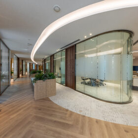 Project: Hogan Lovells | Revolution 100 Curved Double Glazing | Photography: Reflection Media, Moath Alhamed
