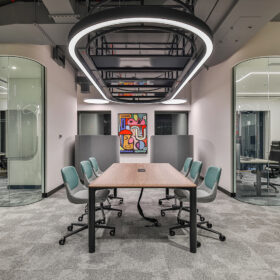 Project: Baker McKenzie | Bespoke partition with Axile Clarity door | Photo: ©Yasser Ibrahim