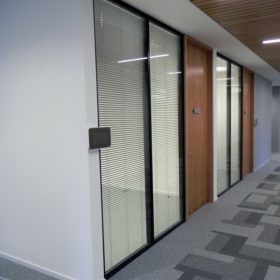 Project: Premier Oil | Product: Optima 217 plus with Timber door