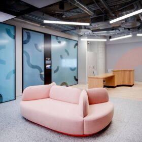 Project: TikTok | Revolution 100, Tech Panel & Axile Clarity door with lever handle