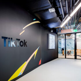 Project: TikTok | Revolution 100, Tech Panel & Edge Affinity rebated double door set with lever handle