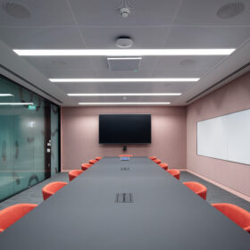 Project: TikTok | Revolution 100, Tech Panel & Axile Clarity doors with pull handles