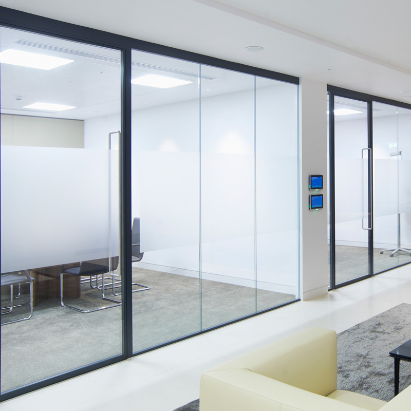 Glass Partition Sliding Doors for Offices and Conference Rooms