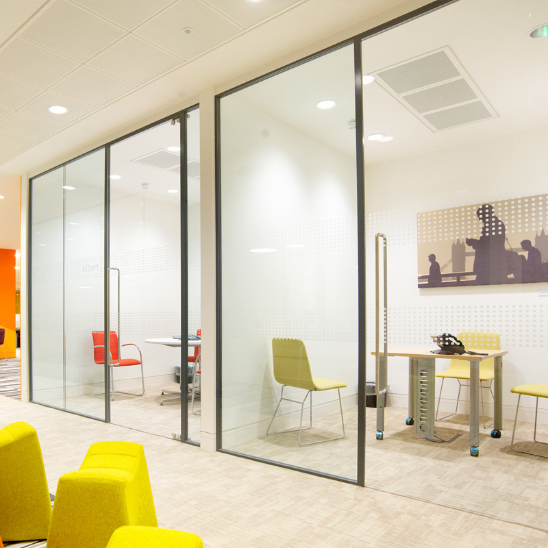 an image of office glass doors