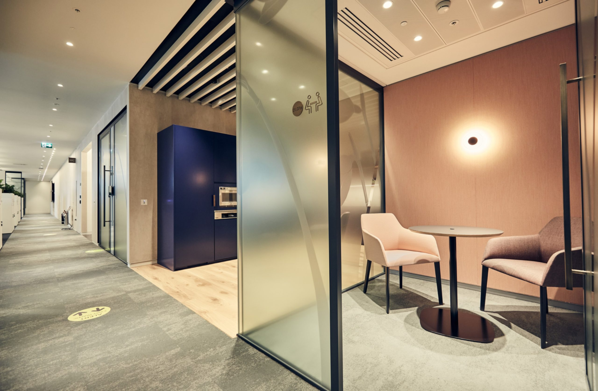 an image of an office design that embraces privacy