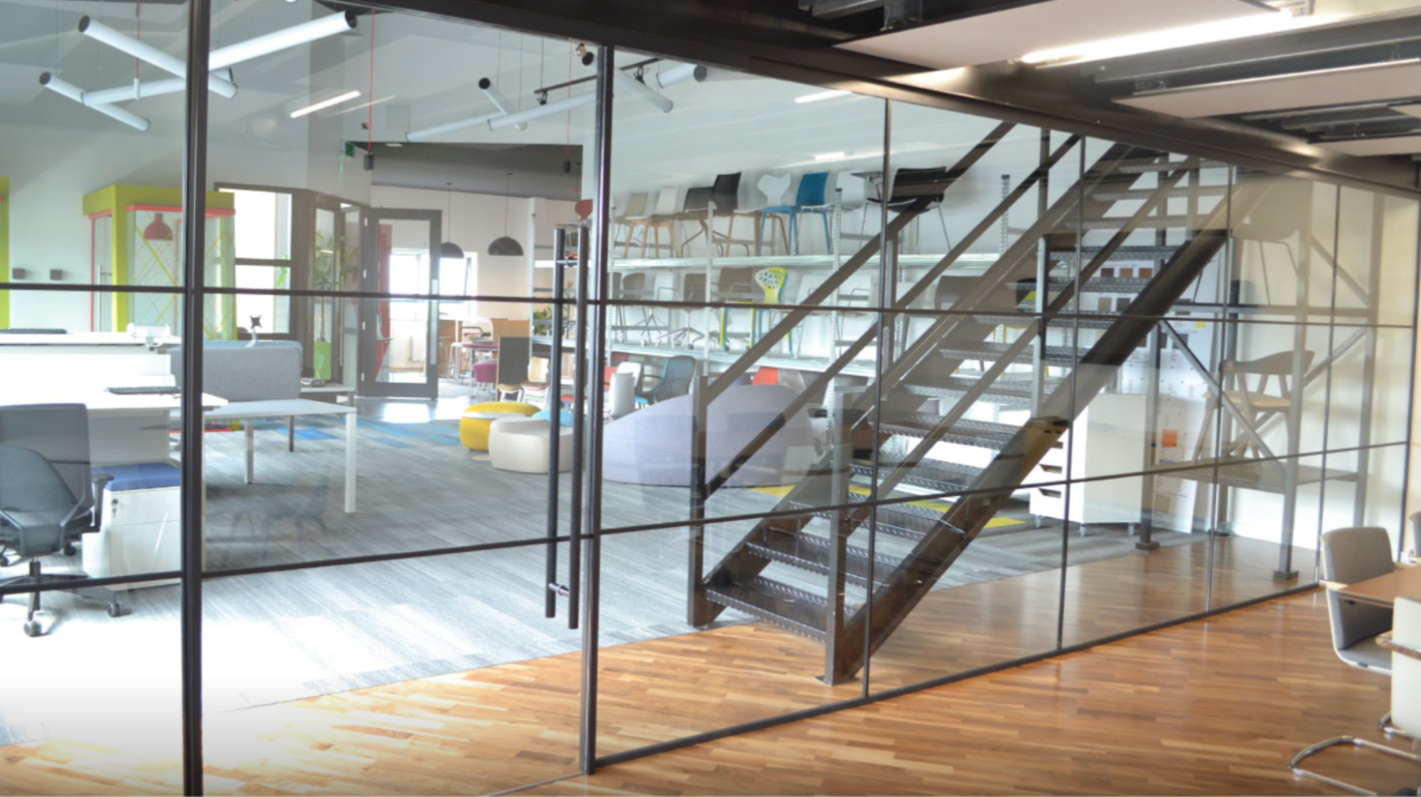  Sliding Door to Staircase - Partitions for Office